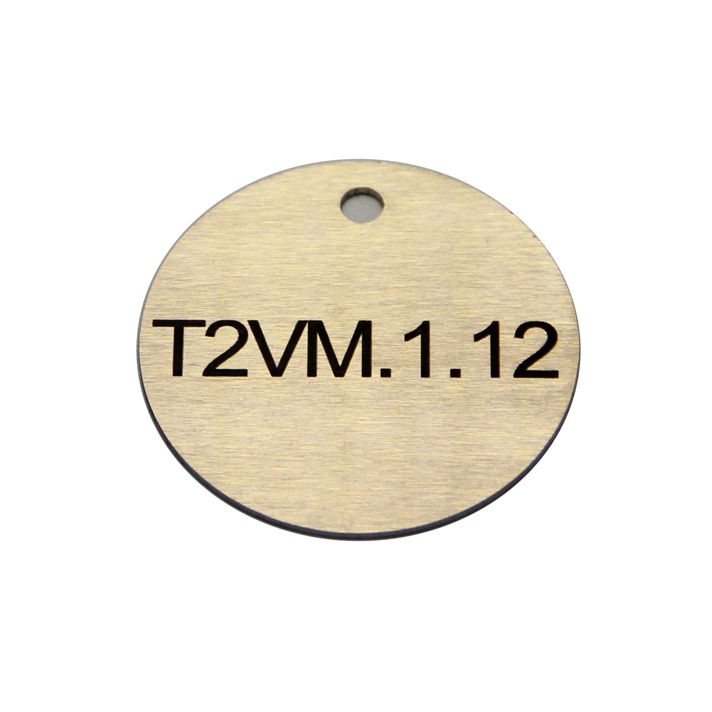 Laser Engraved 25mm Stainless Steel Valve Disc