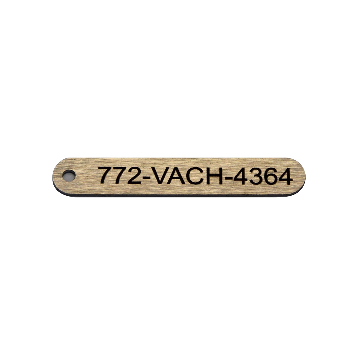 Laser Engraved Stainless Steel Valve Tag