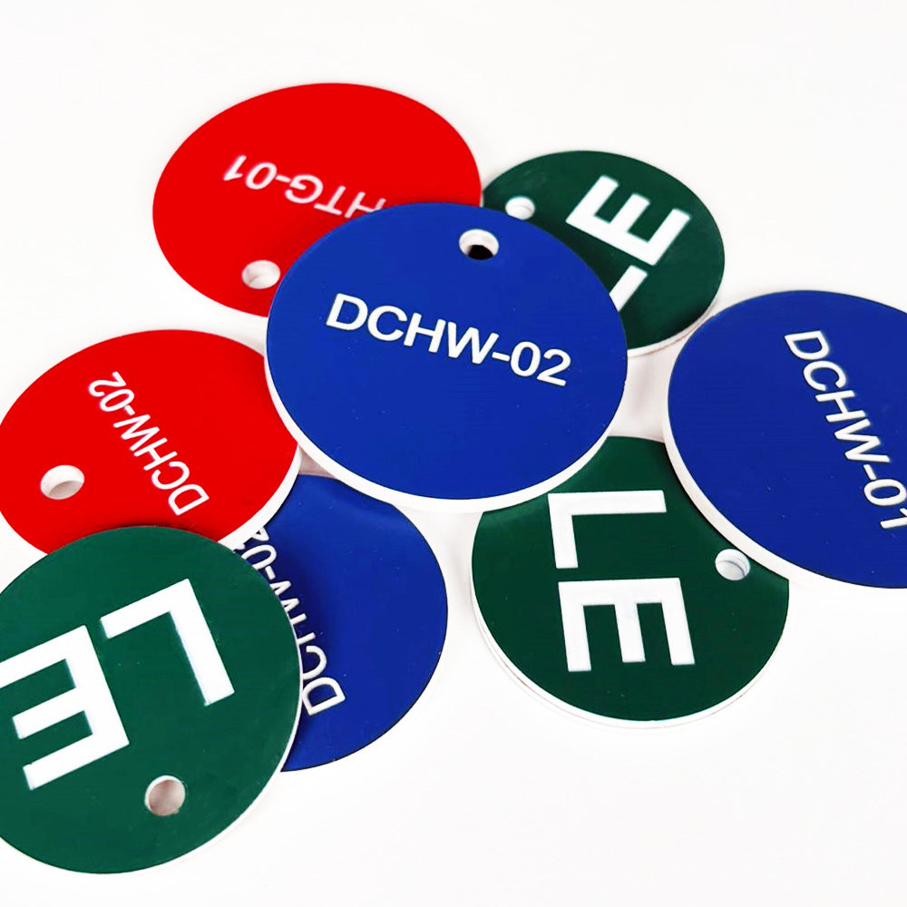 Engraved Valve Tags | Metal & Traffolyte