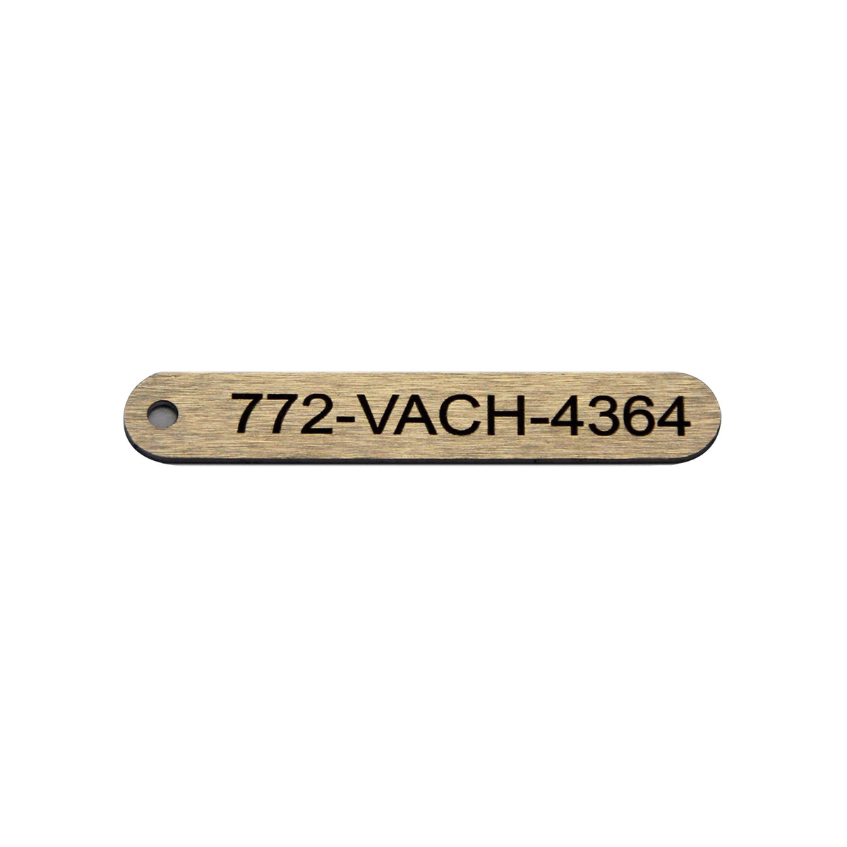 Laser Engraved Stainless Steel Valve Tag